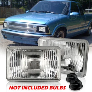 4X6 inch Glass Headlight Halogen Semi Sealed Stock H4 Conversion Original Look - Picture 1 of 22