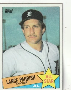 FREE SHIPPING-MINT-1985 Topps All Star Lance Parrish #708 PLUS BONUS CARDS - Picture 1 of 1
