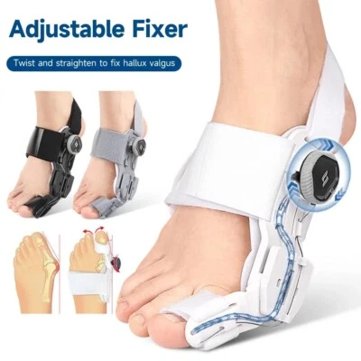 Big Toe Straightener Adjustable Separators Bunion Correctors Foot Pain Relief US - Image 1 of 4