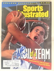 Christian Laettner DUKE BLUE DEVILS signed autographed SI Sports Illustrated - Picture 1 of 4