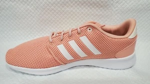 Adidas QT Racer Women's shoes Running/Gym size 10 pink/white EE3689 - Picture 1 of 7
