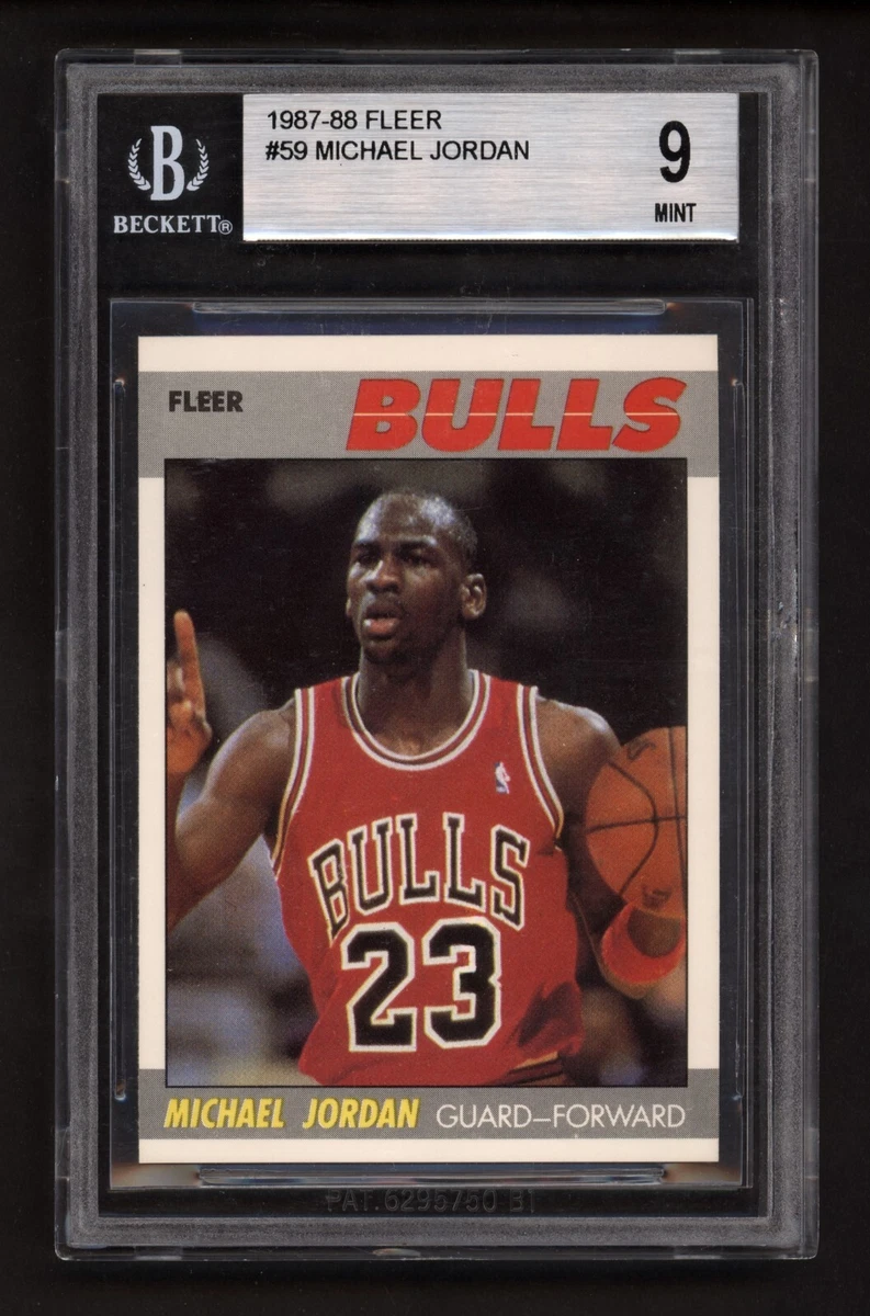 Michael Jordan Basketball Grade 9 1987-88 Season Sports Trading