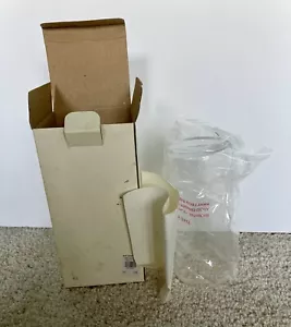 Vintage Pottery Barn Simple Wall Vase Clear Glass 7” in Box - Picture 1 of 3