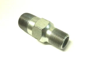 1" X 3/4" Male NPT S/80 (XH) Concentric Swage Nipple Zinc Plated WPB SWG1060521 - Picture 1 of 6