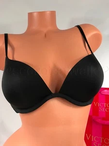 34C Victoria's Secret Dream Angels gepolsterter Halb-BH #342949-DL3 schwarz - Bild 1 von 2