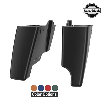 Alforja extendida 2 en 1 color a juego bolsa estirada para 14+ Harley Touring Foto 1 de 4