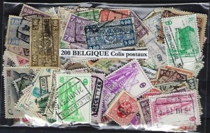 Belgique colis postaux 200 timbres différents oblitérés - Imagen 1 de 1