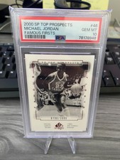 PSA 10 Michael Jordan 2000 SP Top Prospect Famous 1st Red Holofoil 0798/3000