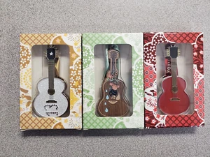 Taylor Swift Fearless TV 13 Metal Teardrops Debut Red Guitar Christmas Ornaments - Picture 1 of 2