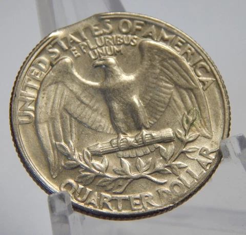 Mint Errors - Double Stamped Reverse & Clip - 1966 Washington Quarter Cover