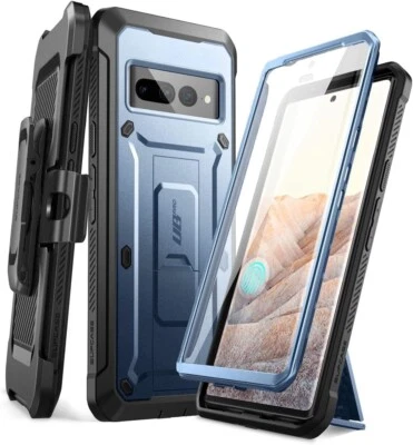SUPCASE UB Case for Google Pixel 7 Pro Built-in Screen Protector Blue - Image 1 of 3