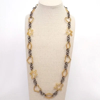 【Prada】 Heart × Bear Long 【Necklace】 - Image 1 of 4