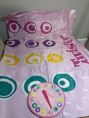 Rare Pink Twister Board Game No Box Or Instructions. Just The Mat and Wheel Only - Image 1 of 4