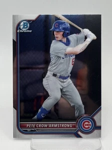 Pete Crow-Armstrong 2022 Bowman Chrome Prospects CHICAGO CUBS PCA #BCP-102 - Picture 1 of 2