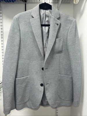 Jaqueta cinza manga pai Europa estilo glamouroso ideal para homens jovens - Imagem 1 de 4