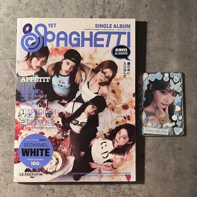 LE SSERAFIM Spaghetti Béchamel White Compact Version Kpop CD no photocard - Bild 1 von 3