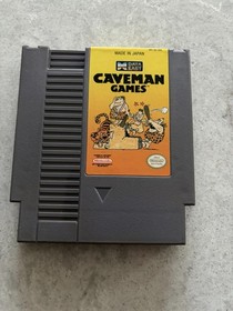 Caveman Games Nes Nintendo Entertainment System Authentic
