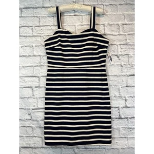 NWT Old Navy Tank Dress Striped Sleeveless Navy Blue white stripe Large P212 - Picture 1 of 4