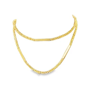 Collar de cadena larga Gucci de oro amarillo de 18 quilates años 70 Foto 1 de 4