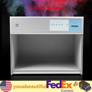 Color Matching Box Color Assessment Cabinet 4 Light Sources Light Box 110V - Picture 1 of 17