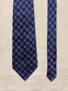 Vintage Official MLB Chicago Cubs Tie Woven Pattern Great Gift 100% Silk - Picture 1 of 4