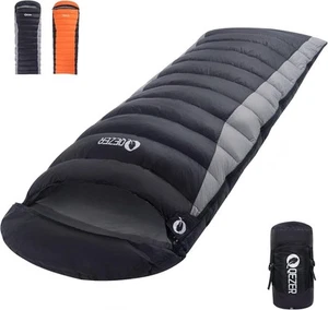 Ultraleichter Daunenschlafsack für Erwachsene - 600 Füllkraft, kaltes Wetter, Rucksack - Bild 1 von 9