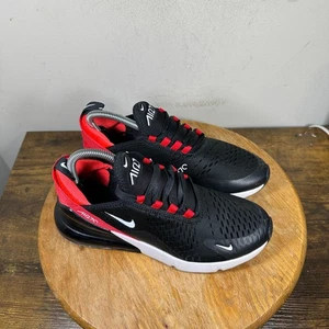 Nike Air Max 270 Zapatos para Correr Tenis Negro Rojo Mujer Talla 8.5 943345-025 - Imagen 1 de 8