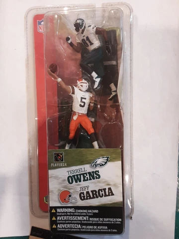 MCFARLANE NFL 3" FIGURE TERRELL OWENS EAGLES  JEFF GARCIA BROWNS 2 PACK Cover