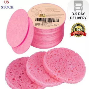 50-Count Compressed Facial Sponges for Daily Facial Cleansing and Exfoliating, 1 - Picture 1 of 8