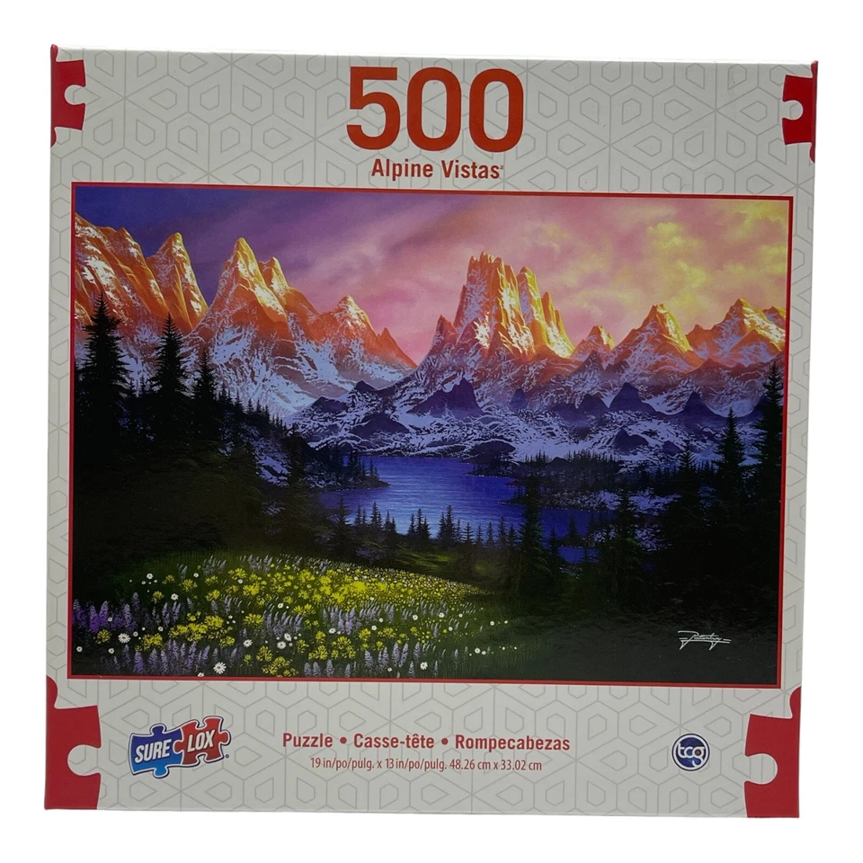 Quebra-cabeça Sure Lox “Alpine Vistas” A Time To Dream 500 peças #04824 - Imagem 1 de 4