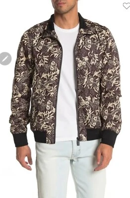 Chaqueta deportiva con estampado Scotch & Soda en estampado marrón $198, talla S ¡NUEVA CON ETIQUETAS! Foto 1 de 4