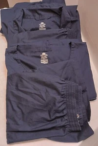 Stafford Men's 5pc Pajama Lot Long/Short Shirts Long/Short Pants Robe Blue 4XLT - Picture 1 of 21