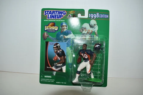 1998 NFL Terrell Davis Denver Broncos Starting Lineup Figure - NOC Cover