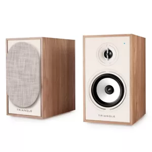 TRIANGLE BOREA Connect BR02 BT LIGHT OAK WIRELESS BLUETOOTH BOOKSHELF SPEAKER - Imagen 1 de 5