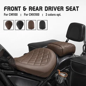 Wolfline Full Set Seats Pillion Driver Seat For HONDA Rebel 1100 CMX 2021-2024 - Picture 1 of 24