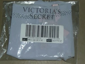 Victoria's Secret Sequin Embellished Waist Hiphugger Medium Panty Sky Blue NWT - Picture 1 of 3