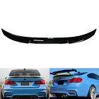 Produktbild - V type M4 stil Heckspoilerlippe für BMW 3er F30 F80 2012 - 2018 Schwarz Glanz