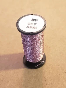 Mezcla Kreinik - carrete de 55 yardas de filamento de mezcla metálica rosa #007 - Imagen 1 de 4