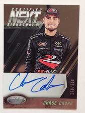 2018 Certified Racing Next Signatures #NEXT-CC Chase Cabre Auto #178/210