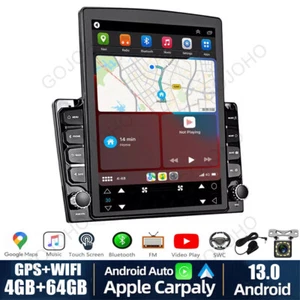 Android 13 Double Din Car Stereo Wireless Apple CarPlay Radio GPS Navi WiFi FM - Picture 1 of 22
