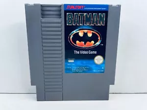 Batman NES Nintendo Genuine Cart - Fast Post - Picture 1 of 4