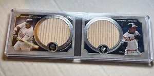 2013 Topps Museum Cal Ripken Tony Gwynn Dual Jumbo Lumber Bat Relic Booklet 5/5 - Picture 1 of 3