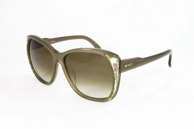 Gafas de sol Emilio Pucci para mujer EP691S 250 caqui 57 mm marrón degradado ¡NUEVAS! Foto 1 de 3