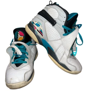 Mens Nike Air Jordan Retro 8 VIII South Beach Shoes Sneakers Sz 10.5 305381-113 - Picture 1 of 9