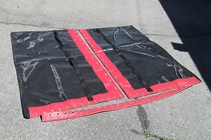 Hobie Cat 17  Trampoline New Black Mesh with Pocket And Red Tough Wrap  - Bild 1 von 1