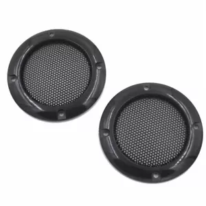 2X 2inch SUBWOOFER Speaker Coaxial Mesh Grille Cover Woofer Mask Case Black - Picture 1 of 4