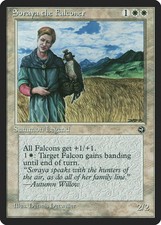 Soraya the Falconer Homelands HEAVILY PLD White Rare MAGIC MTG CARD ABUGames