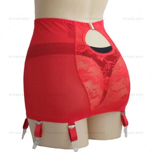 Netz Blumen Spitze 6 Träger Strumpfgürtel Shaping Girdle Sexy Dessous 2024 - Bild 1 von 33