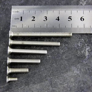 M4/4mm 316 Stainless Steel Pozi Countersunk Machine Screws/Pozi Csk Bolts SALE - Picture 1 of 4