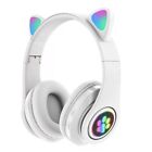 1X(B39 Cute Ears Gaming Headphones Bluetooth-Compatible Wireless Headset willo